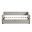 Lit de jour simple tapissier avec couchette escamotable, gris-97873165