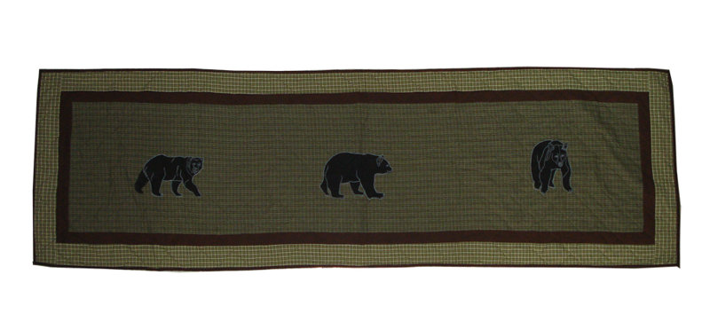 Bear Country Bed Runner, Queen