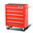 24.5'' W 5 -Drawer Plastic Bottom Rollaway Chest with Wheels
