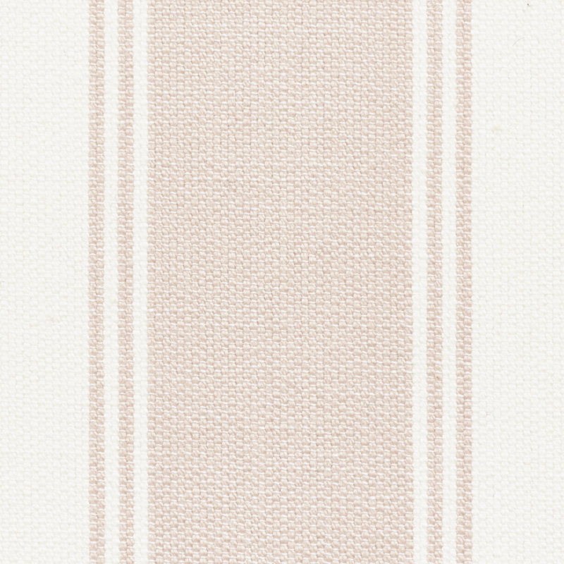 Tissu à rayures Schumacher x Veere Grenney, Rose discret