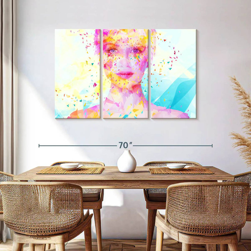 Leisha Turquoise, 36" H x 57" W