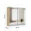 Caracas 3 Door Sliding Wardrobe-1283860268-1283860267-1283860263