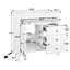 Meuble-lavabo de salle de bain 35,6 po Mid-Century-1582908817