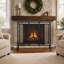 Pare-feu en fer de style industriel avec tuyaux d'eau et fini mat pour une sécurité et un aspect décoratif modernes.