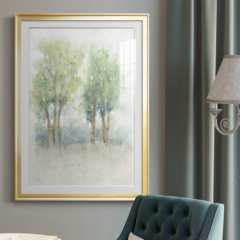 «Spontane Landscape II», reproduction encadrée de qualité supérieure - prête à être accrochée, H 36,5 po x l 26,5 po x P 1 po