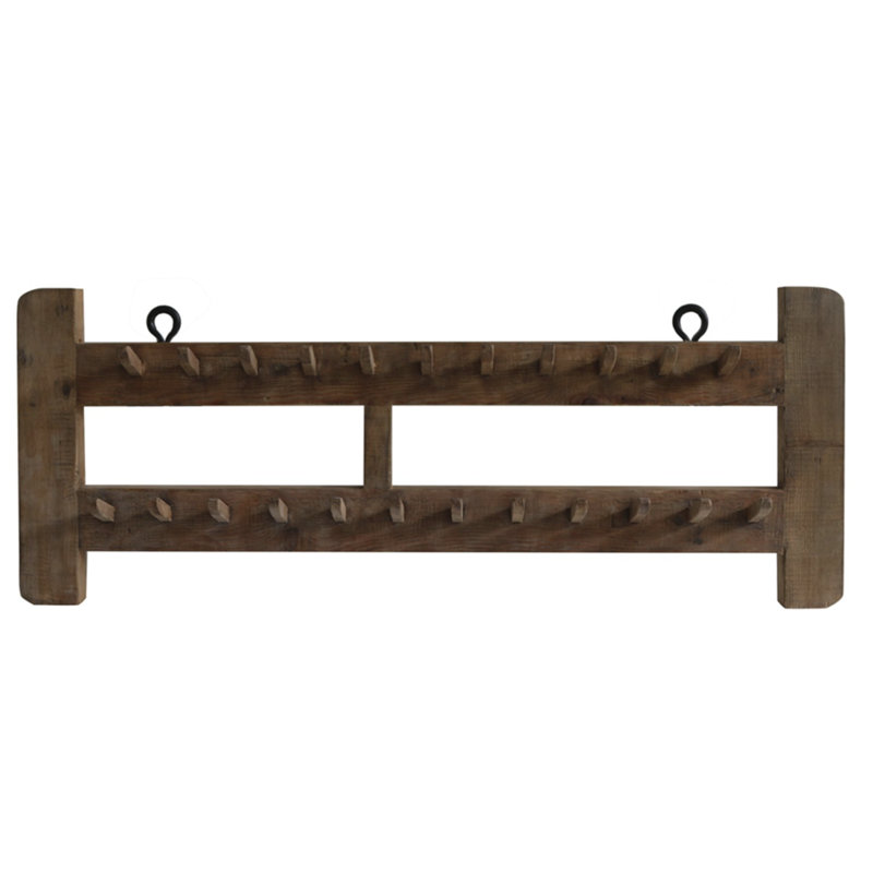 Rustic Wooden Double Yoke Wall Hanger