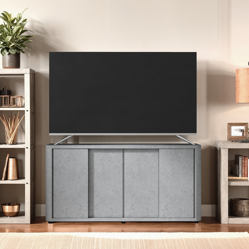 Caomhan 59" 4 Door Tv Stand for TVs up to 65", Gray