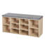 Adara Linen Blend Upholstered Storage Bench-50239568