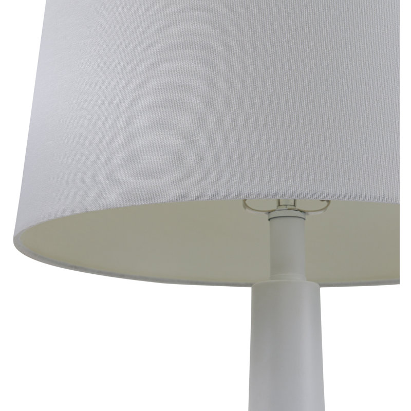 Eddy Ceramic Table Lamp, White