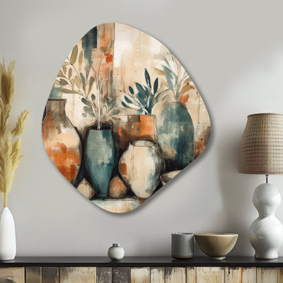 Geissler - Boho Feather Nebula Shape Irregular Metal Wall Decor