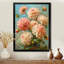 Dahlia rose rose vert été - décoration murale Dahlia-495130262-495130261
