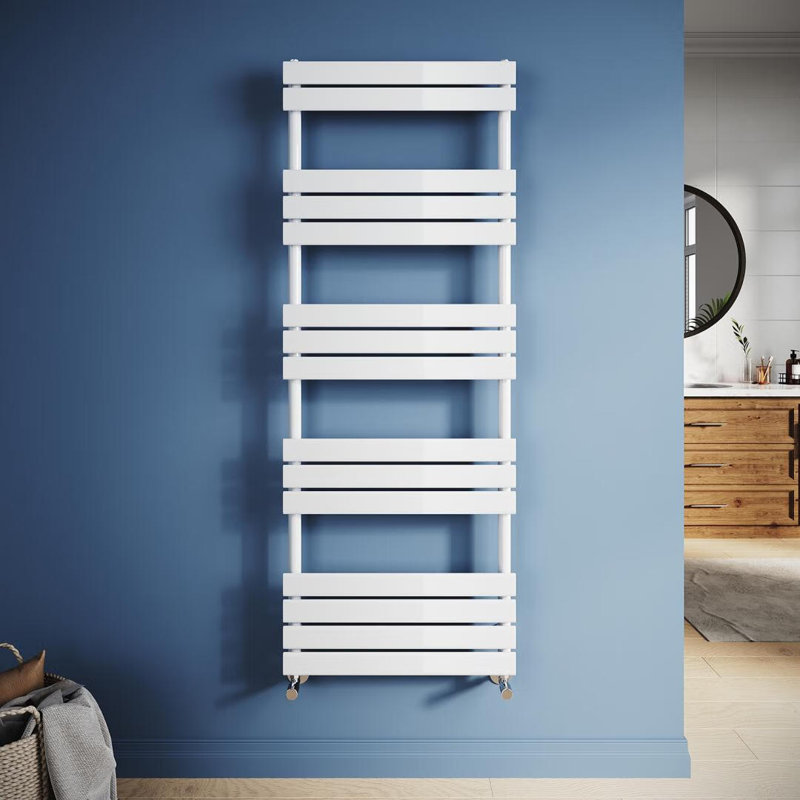 Cartha 15 Wall Towel Rack, White