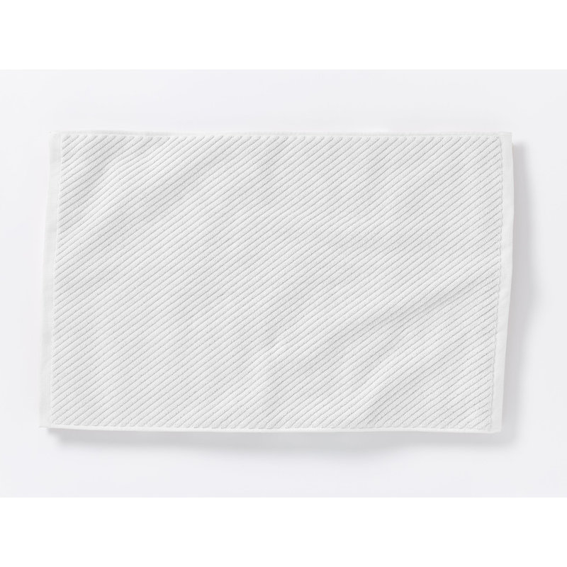 Air Weight Bath Mat, Alpine White