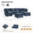 Woodring 8-Piece Upholstered Sectional-1100991670