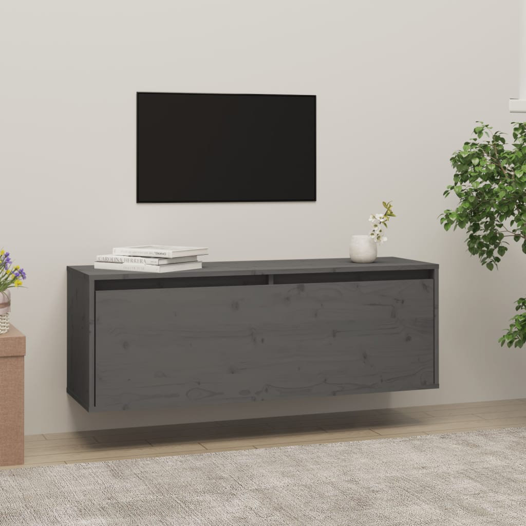 Alexzandra Pine Solid Wood Accent Shelf