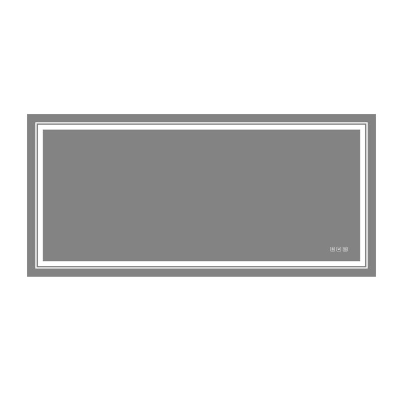 Miroir anti-buée avec bouton 3055