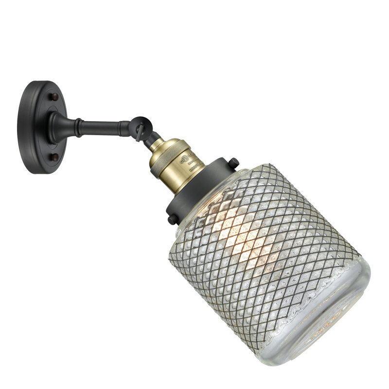 Iyana Dimmable Bath Sconce, Black Antique Brass, Bulb Not Included