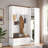 5-in-1 Hall Tree With Bench, Coat Rack, Drawers, Cabinets And Extra-large Side Storage Space-1111948105
