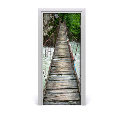 Suspension Bridge Door Decal