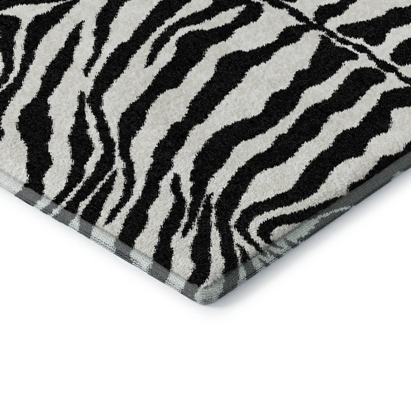 Tapis perle de qualité supérieure lavable à la machine Merilou AMF42, Rectangle 10 pi x 14 pi