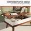 Table basse à plateau relevable avec rangement Brierra-811041178