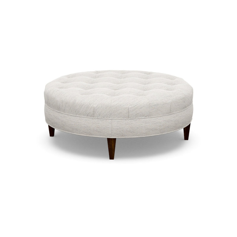 Round Ottoman, Walnut, 9637-82