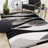 Garrick Abstract Black/Gray Area Rug-1476921042