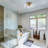 Pritee Glass Semi Flush Mount