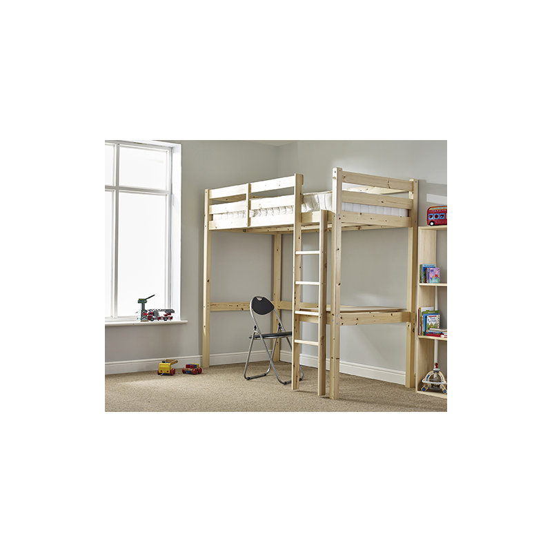 High Sleepers with Built-in Ladder Included, Single (3')