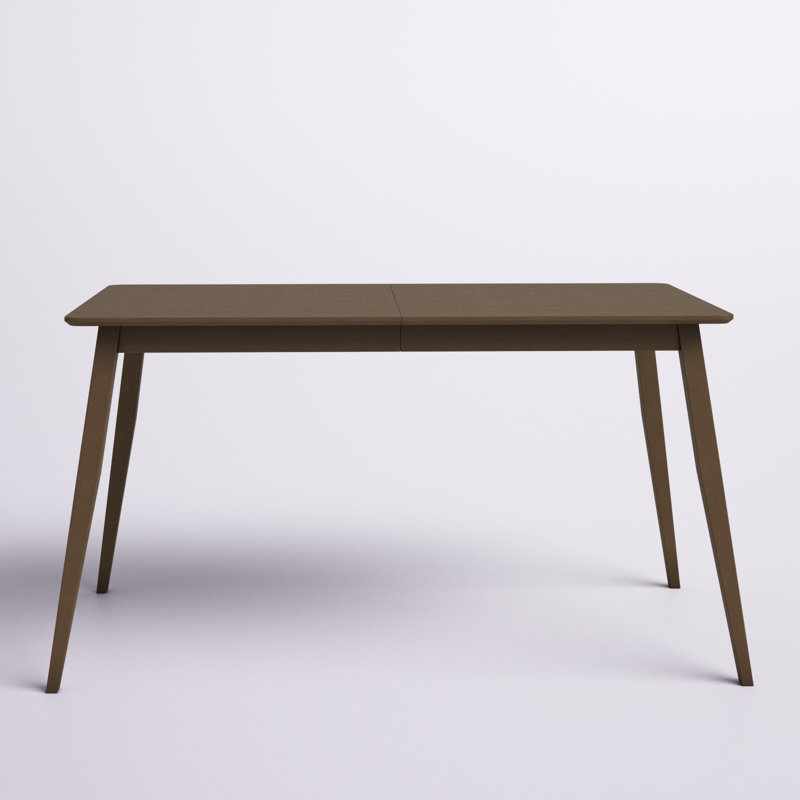 Arcolia Solid Wood Base Dining Table, Brown