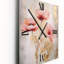 Horloge murale moderne Coral Vibrant Poppies II - Floral-1592919515
