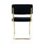 Upholstered Counter Stool with Metal Frame-94413542-94413543