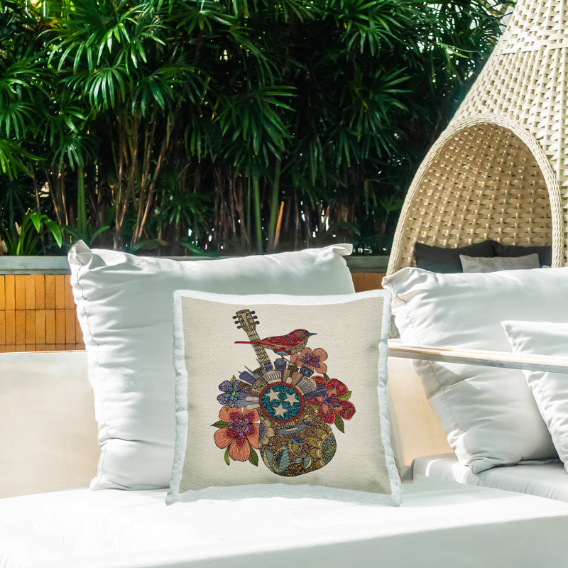 Coussin intérieur/extérieur Floral