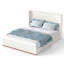 Base de lit tapissier grand format, tête de lit à oreilles de 47 po-1740591207