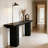 Contemporary Triangular Console Table for Modern Entryway and Living Space