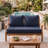 Wynee Outdoor Loveseat Cushions 46X26X5 Bench Seat / Back Cushion, Only Cushions-2095870930