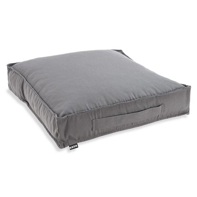 Classic Plain Garden Cushion, in Grey