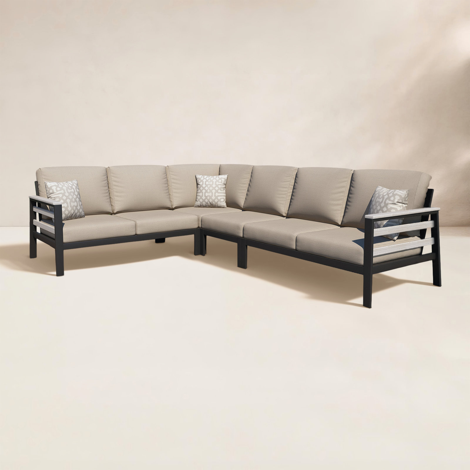 Townsend 88" Sunbrella® Patio Sofa, Cast Silver Sunbrella®