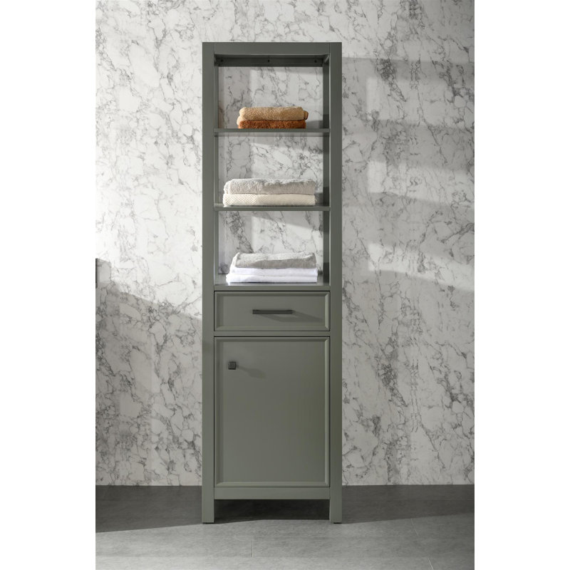 Aileen Linen Cabinet, Gray