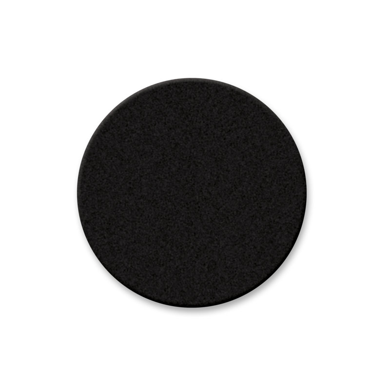 Ensemble de quincaillerie de porte de grange simple standard InvisiGlide Across the Wall, Noir mat, 36 po