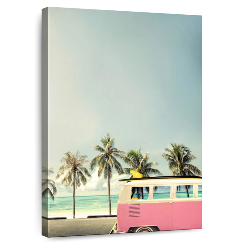 Surf bus rose, H 39 po x l 26 po