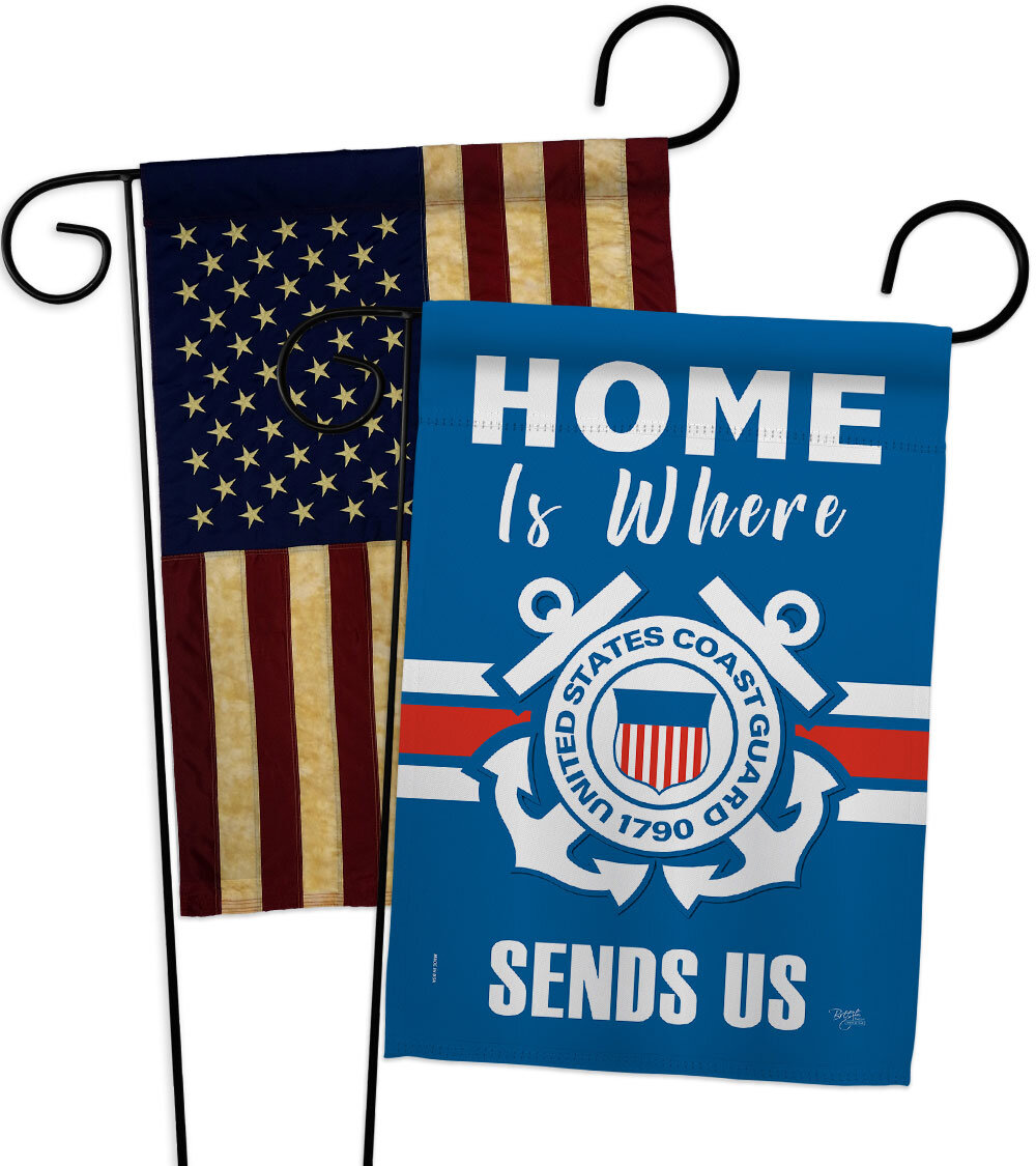 coast guard garden flag