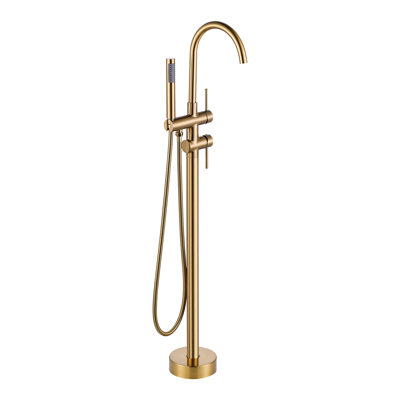 Floor Tub Spout with Diverter