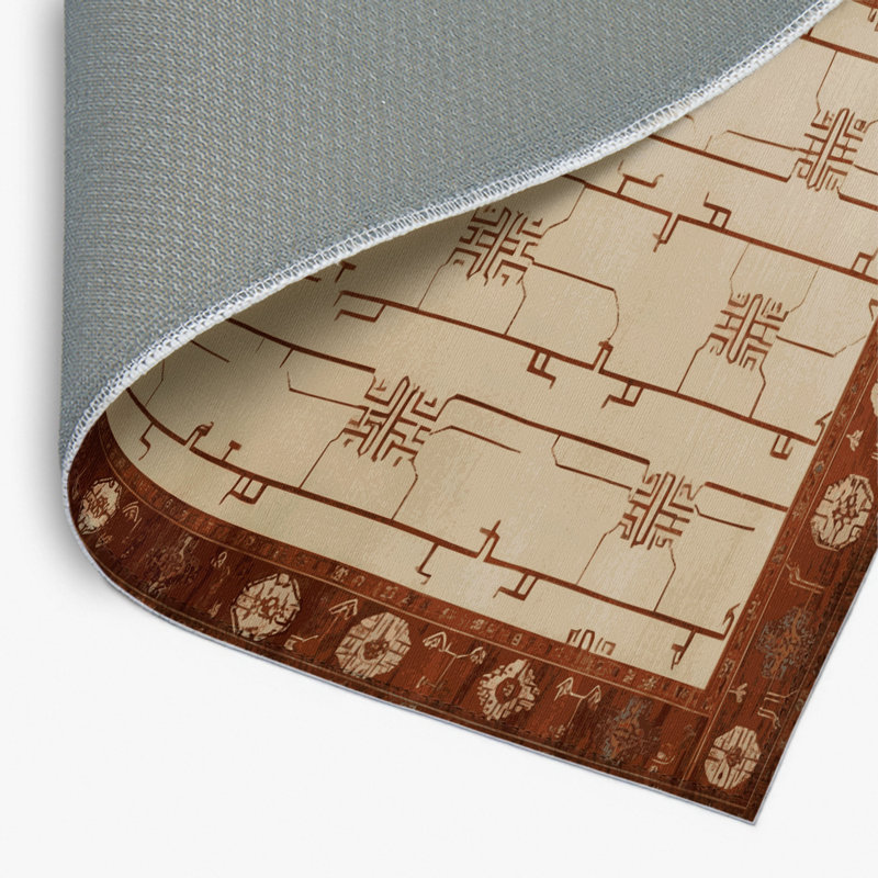 Tapis intérieur et extérieur ArtDeco, Rectangulaire 2 pi x 3 pi
