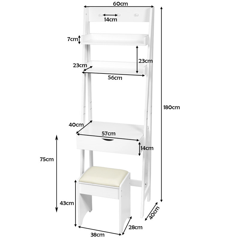 Karikalan Dressing Table with Mirror
