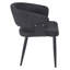 Chaise de salle à manger moderne en similicuir et métal, ensemble de 4-111722371