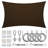 Amgo Rectangle Sun Shade Sail with Hardware Kit and Rope 200 GSM, 95% UV Blockage-111679882-111679881