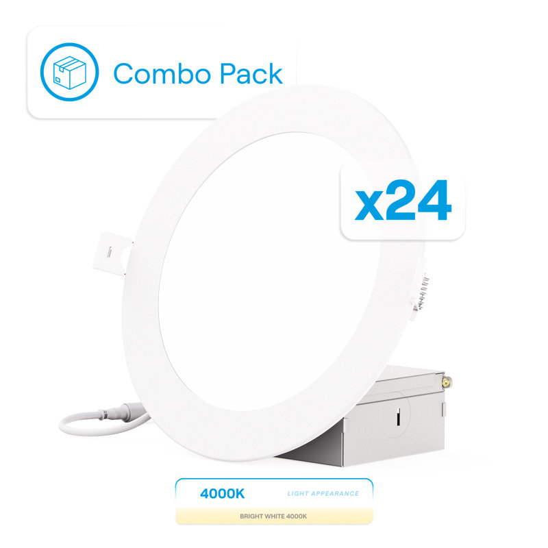 6 in. 12 W Dimmable LED Canless