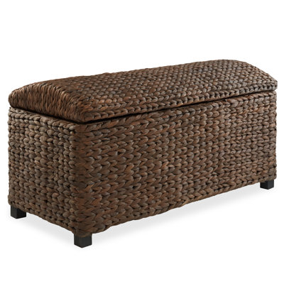 36" Storage Trunk Chest w/ Curved Lid, Safety Hinge, Hyacinth