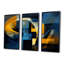 «Symphony In Kings Blue Jazz II», ensemble d'art mural géométrique-81989793-81989798